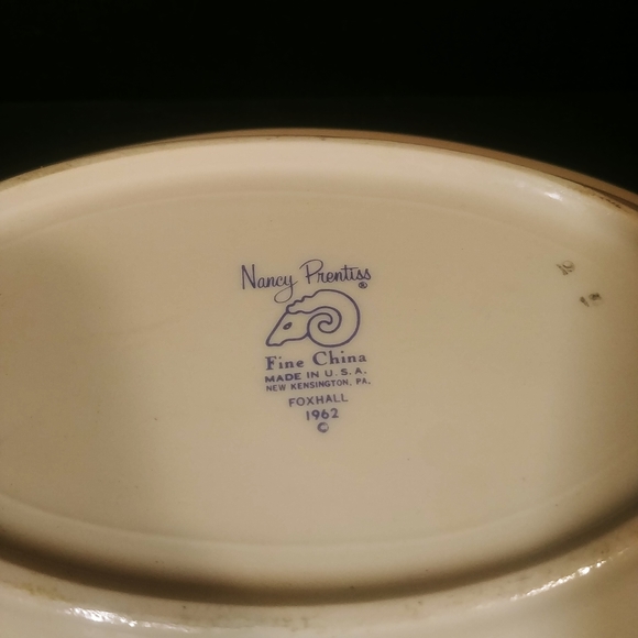 Nancy Prentiss Foxhall Oval Serving Dish - Picture 3 of 5